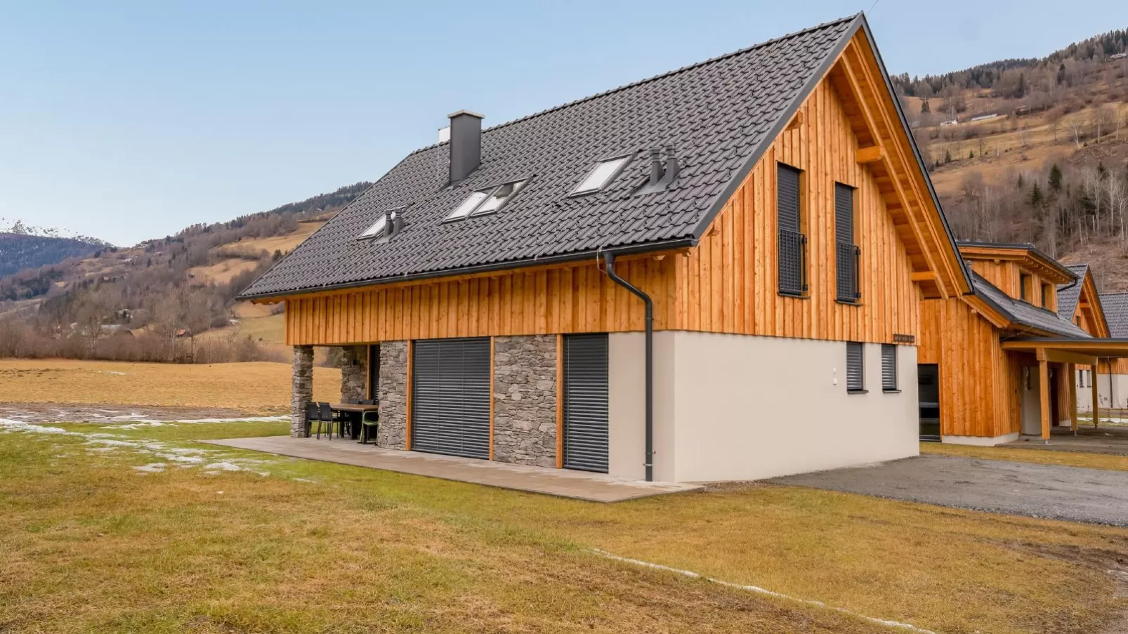 Mountain Chalet Krek Wak Wou-Exterieur winter