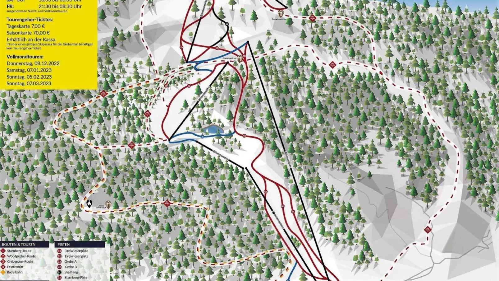 Grebenzen Lodge Hirsch-Plattegrond