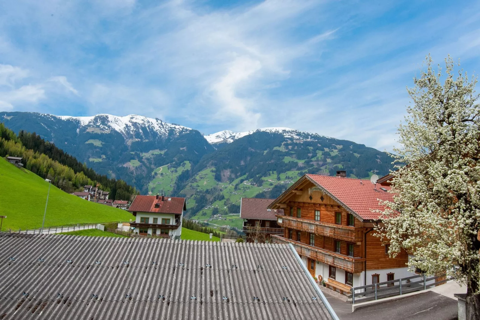 Klammerhof - Zillertalblick-Uitzicht zomer