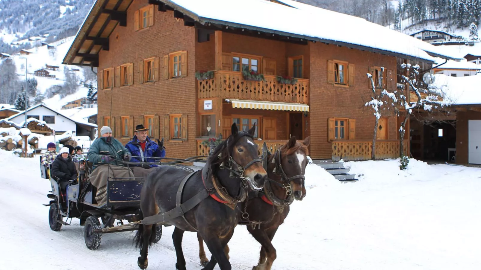 Landhaus Barbara-Exterieur winter