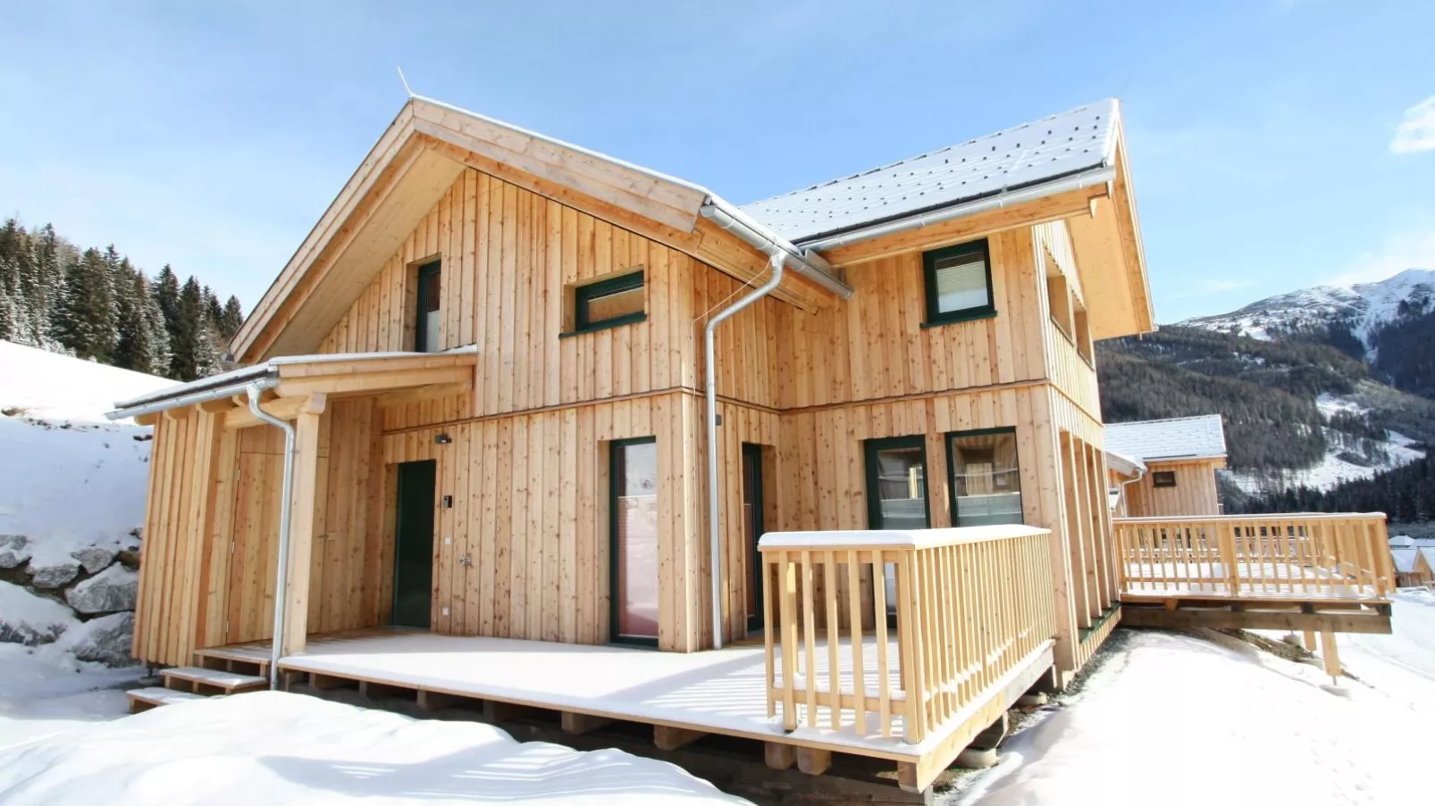 Lachende Eule-Exterieur winter