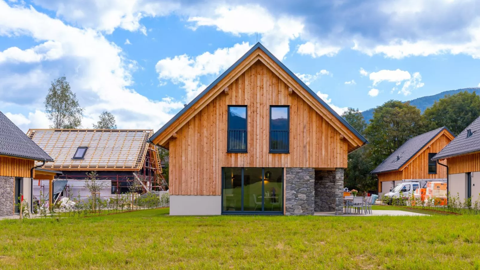 Mountain Chalet An der Mur-Buitenkant zomer