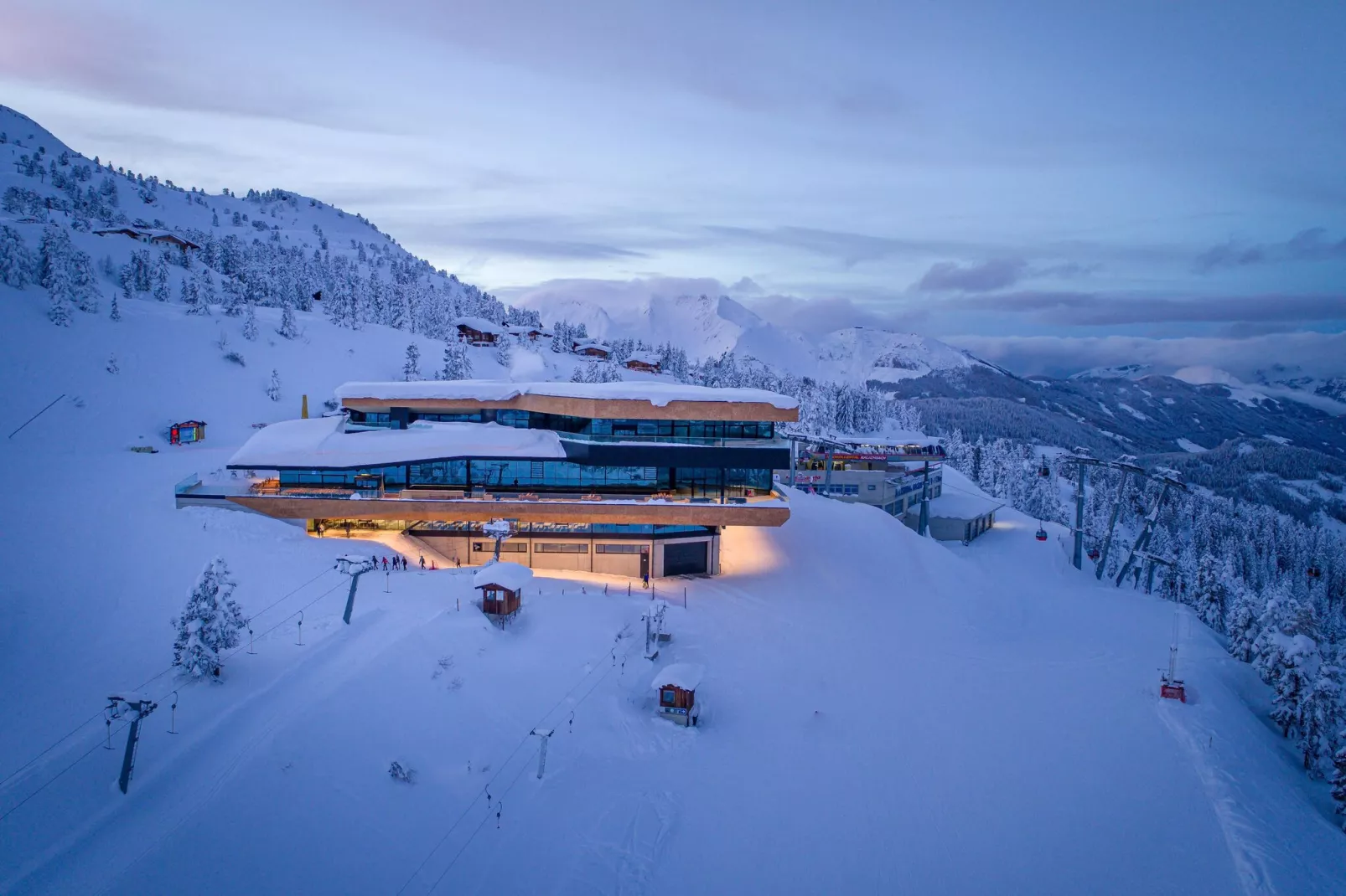 Thaler Hütte - Platzhirsch-Gebied winter 5km