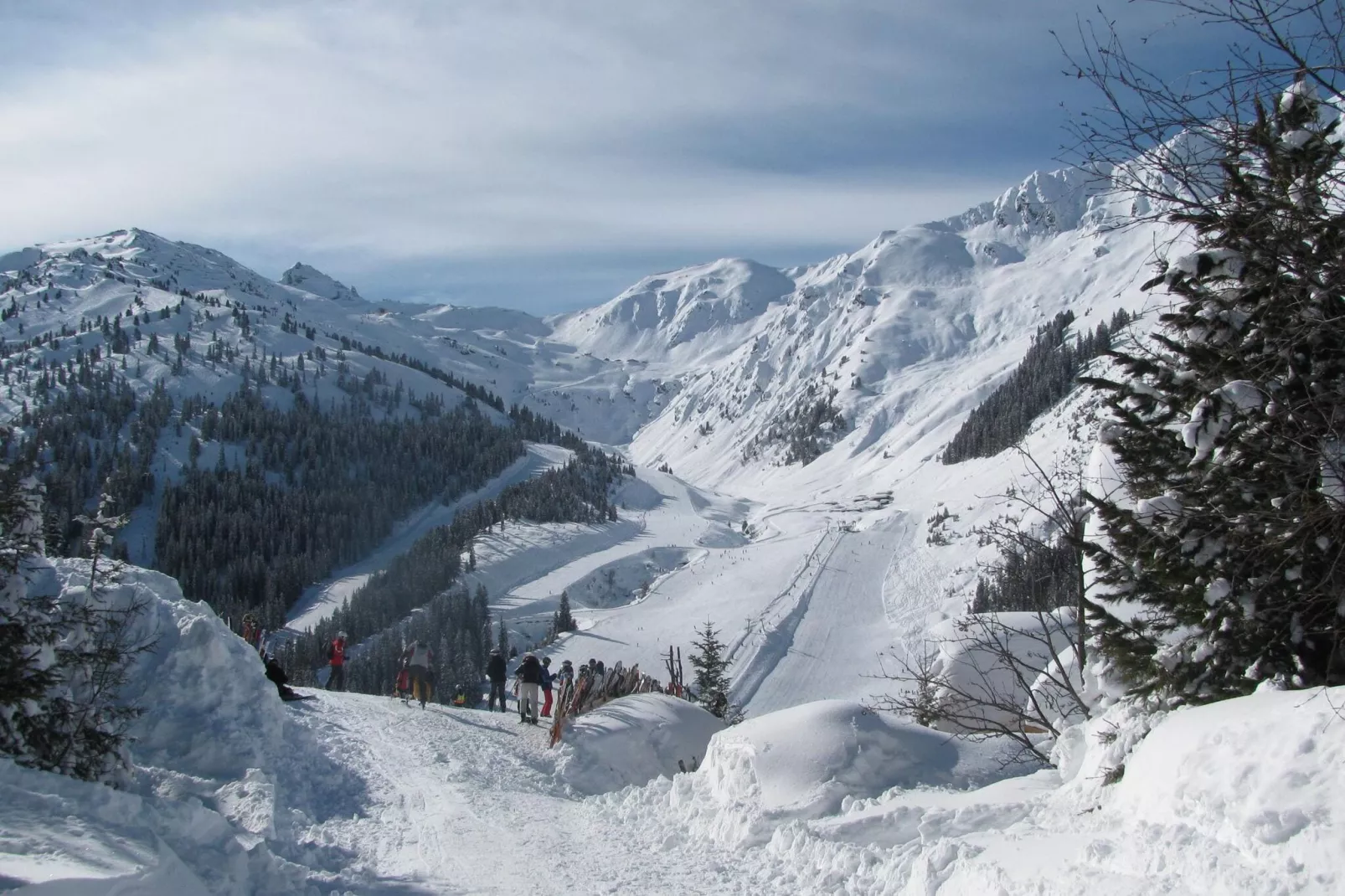 Thaler Hütte - Platzhirsch-Gebied winter 1km