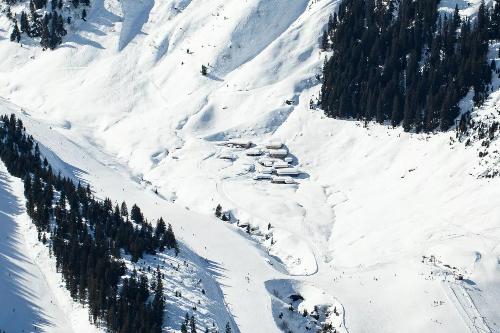 Thaler Hütte - Platzhirsch-Gebied winter 5km