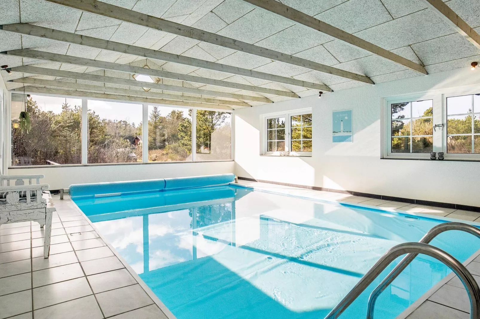 8 persoons vakantie huis in Vejers Strand-Zwembad