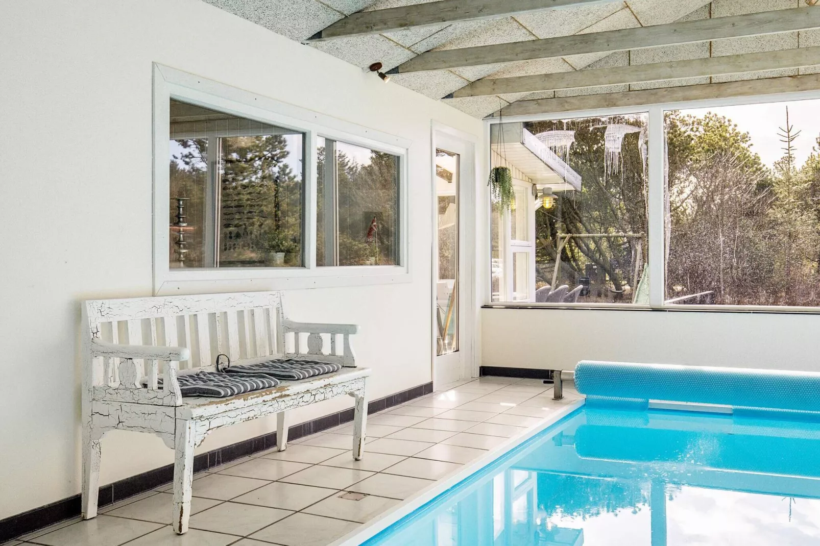 8 persoons vakantie huis in Vejers Strand-Zwembad