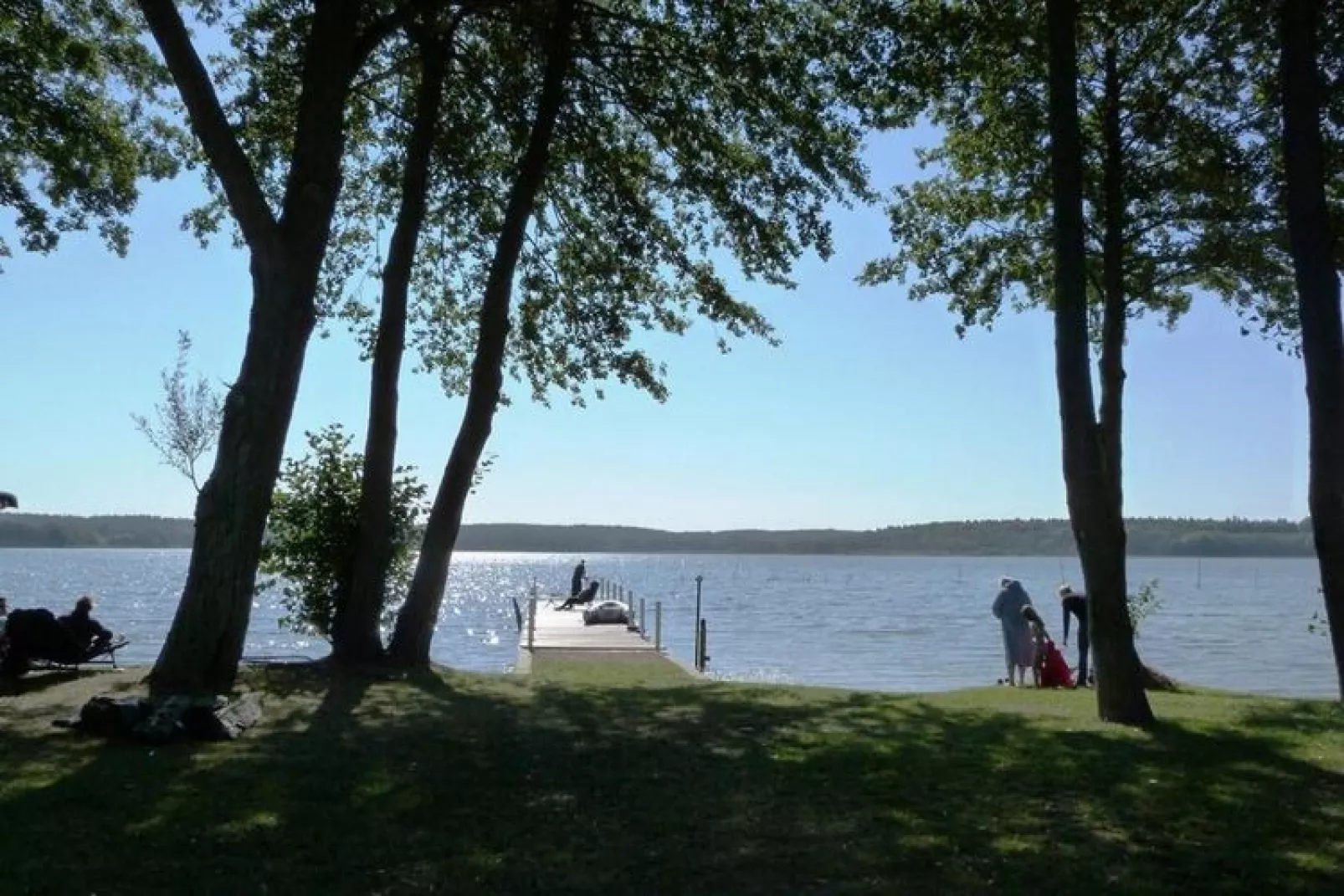 Ferienwohnung Seeblick-Gebieden zomer 1km