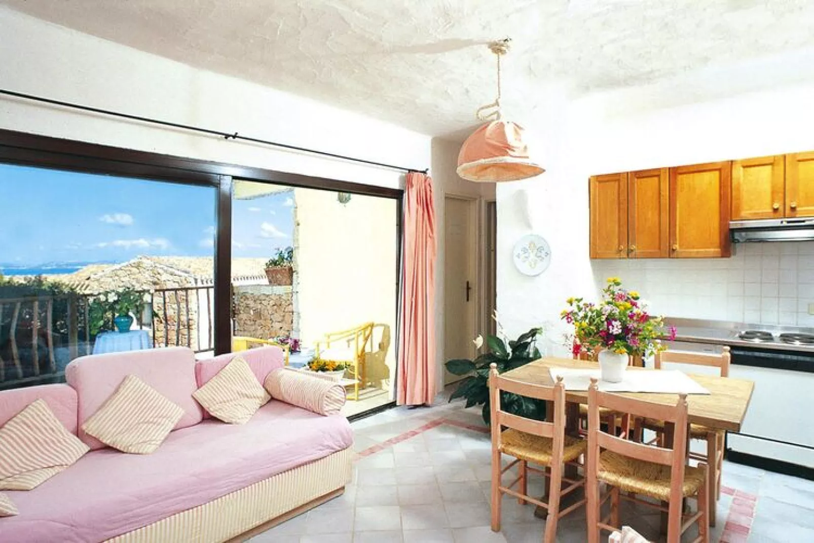 Holiday residence I Cormorani, Baja Sardinia-40 qm-Woonkamer