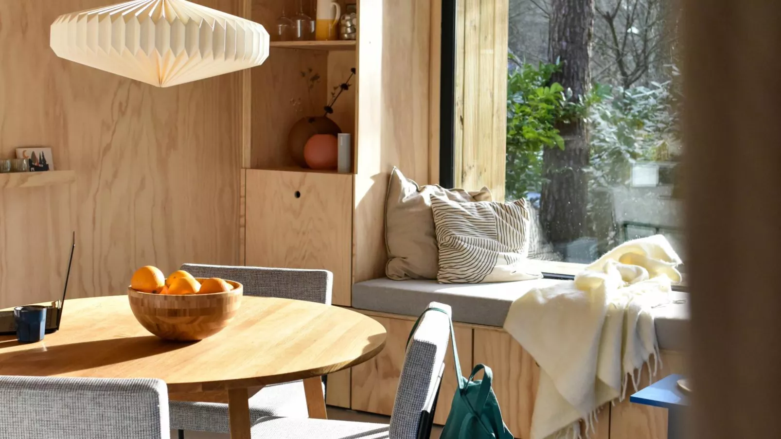 TED Tiny House-Woonkamer