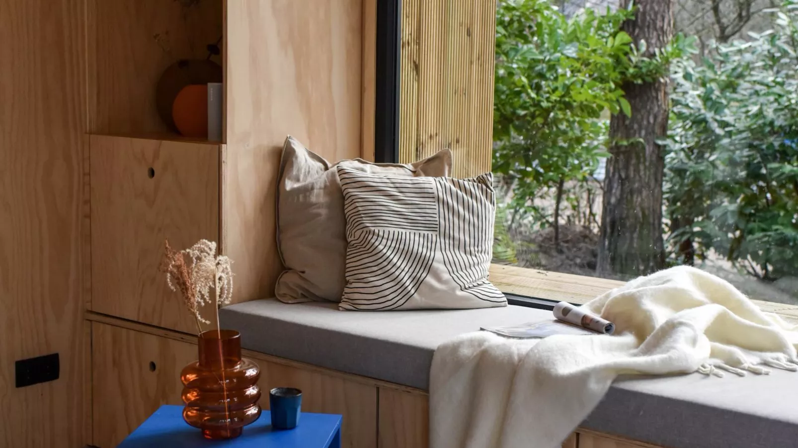 TED Tiny House-Woonkamer