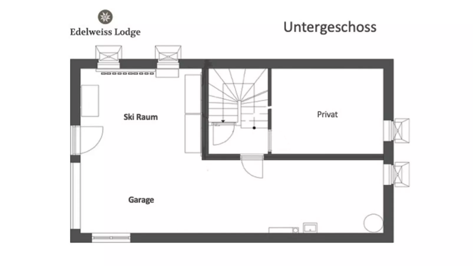 Edelweiss Lodge-Plattegrond