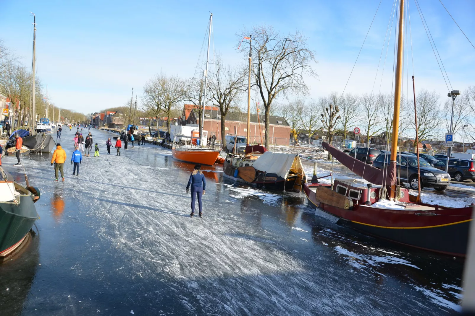 Edammer Vissershuisje-Gebied winter 5km