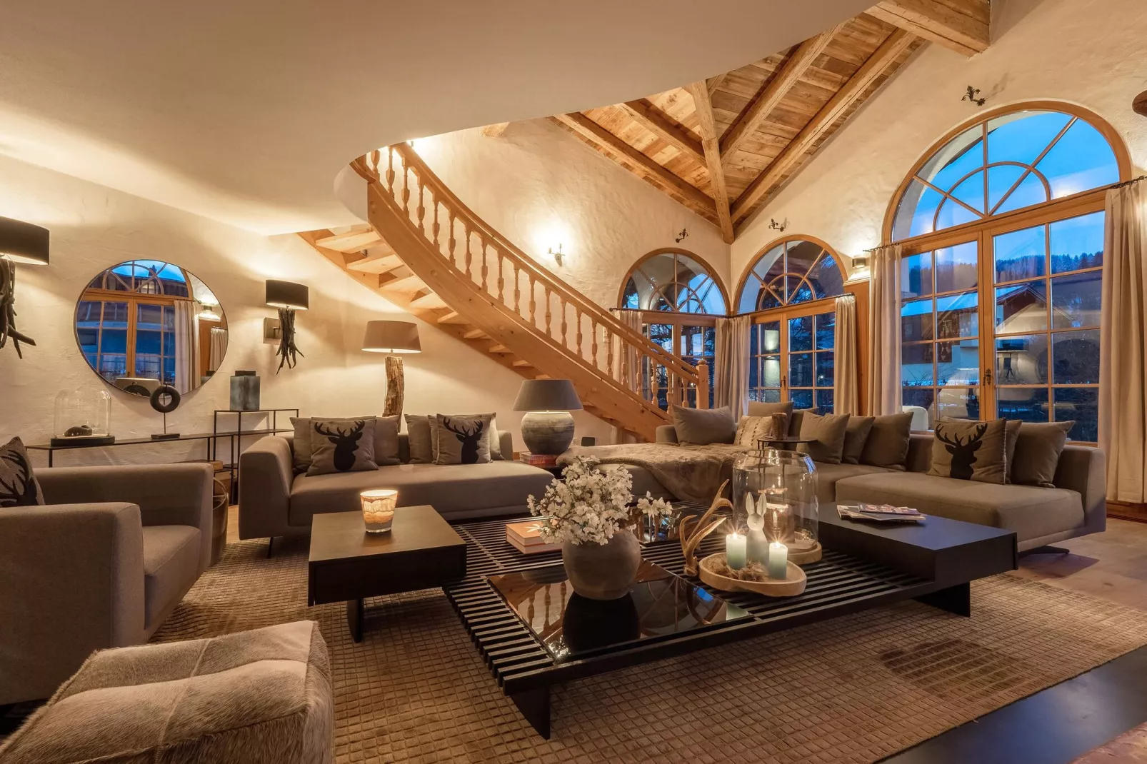 Luxury-Chalet in St Johann in Tirol-Woonkamer