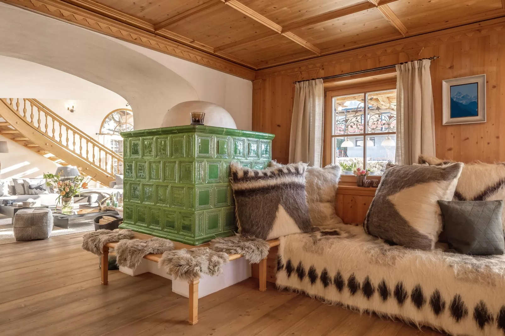 Luxury-Chalet in St Johann in Tirol-Woonkamer