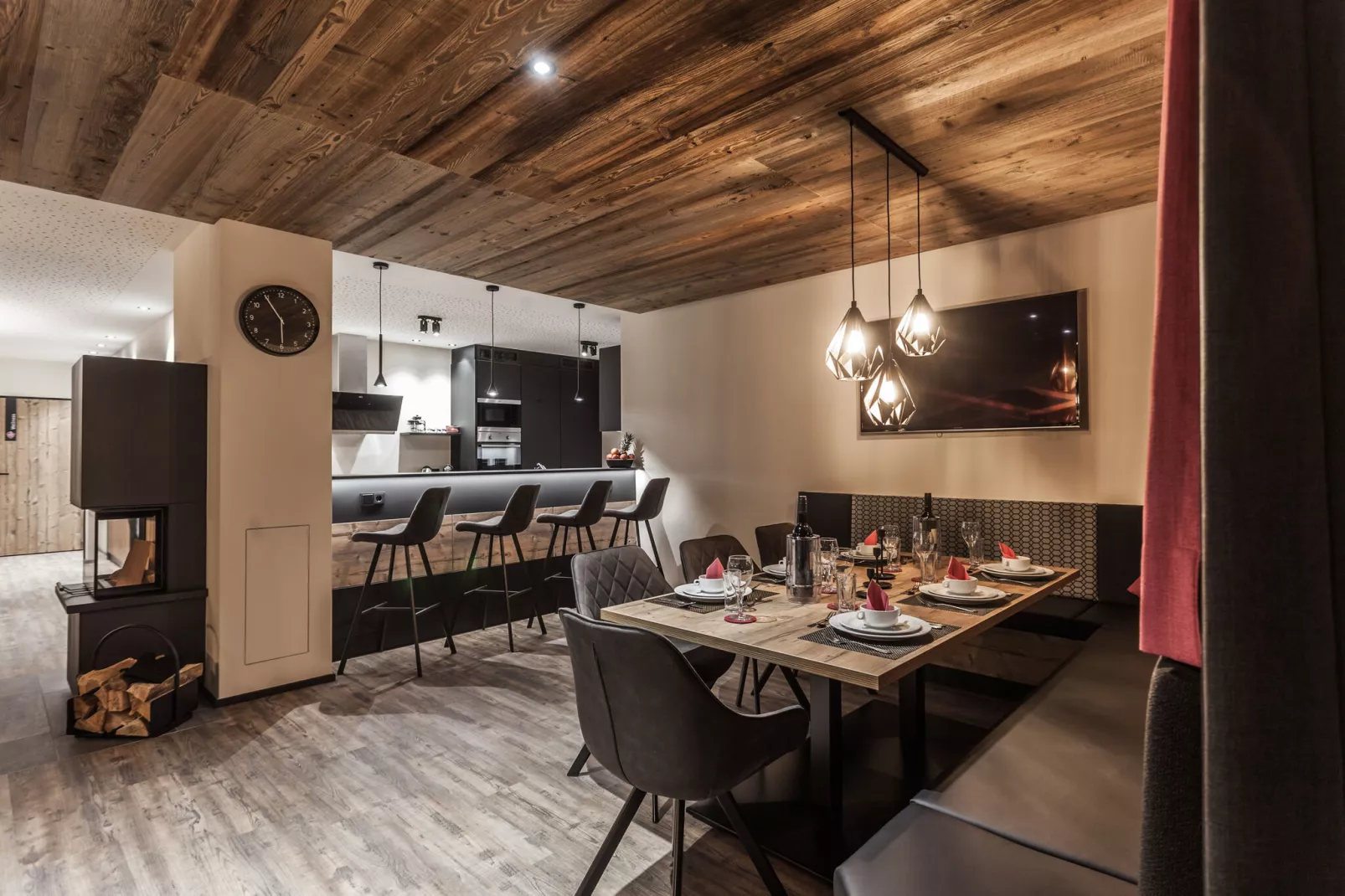 Luxurious Montafon Chalet S 1-Keuken