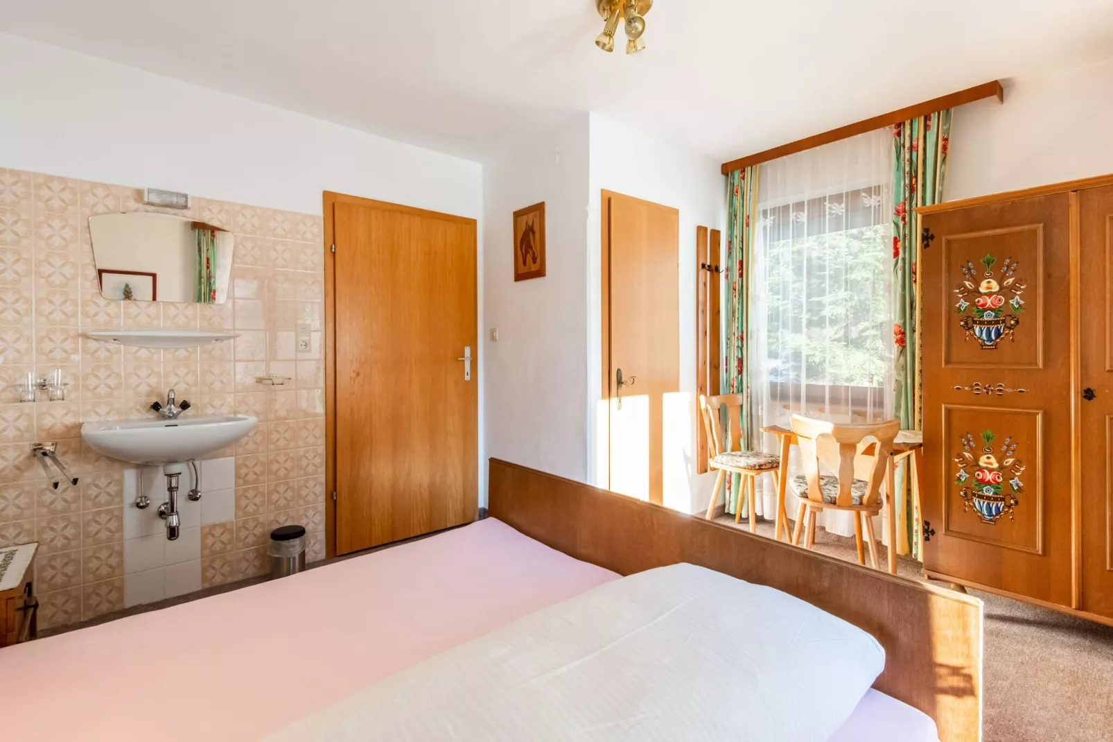 Ferienhaus Talblick-Slaapkamer