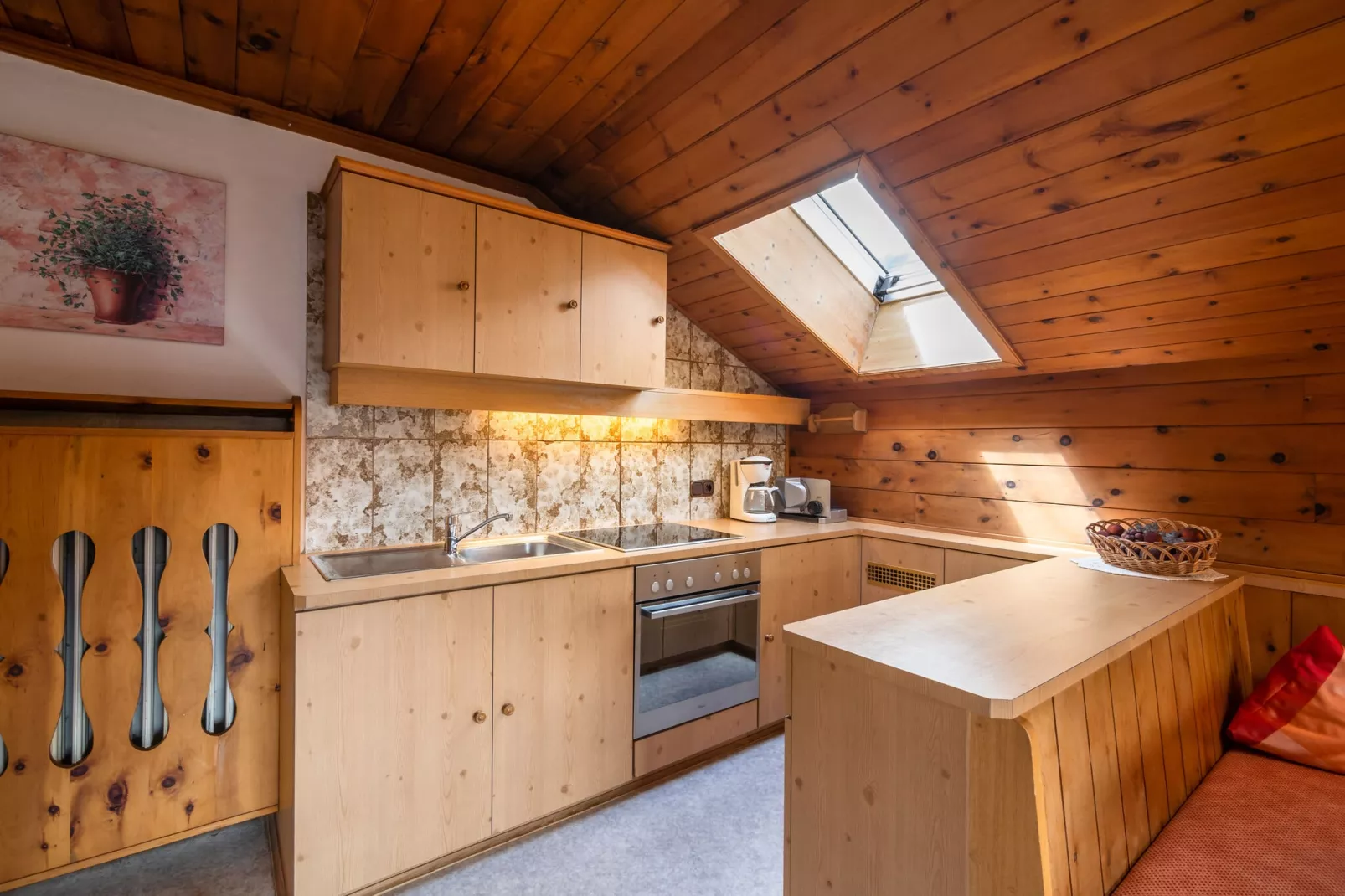 Mooi appartement in Zell am Ziller vlak bij de skibussen-Keuken