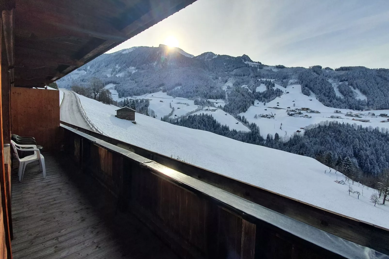 Gerlosberg-Uitzicht winter