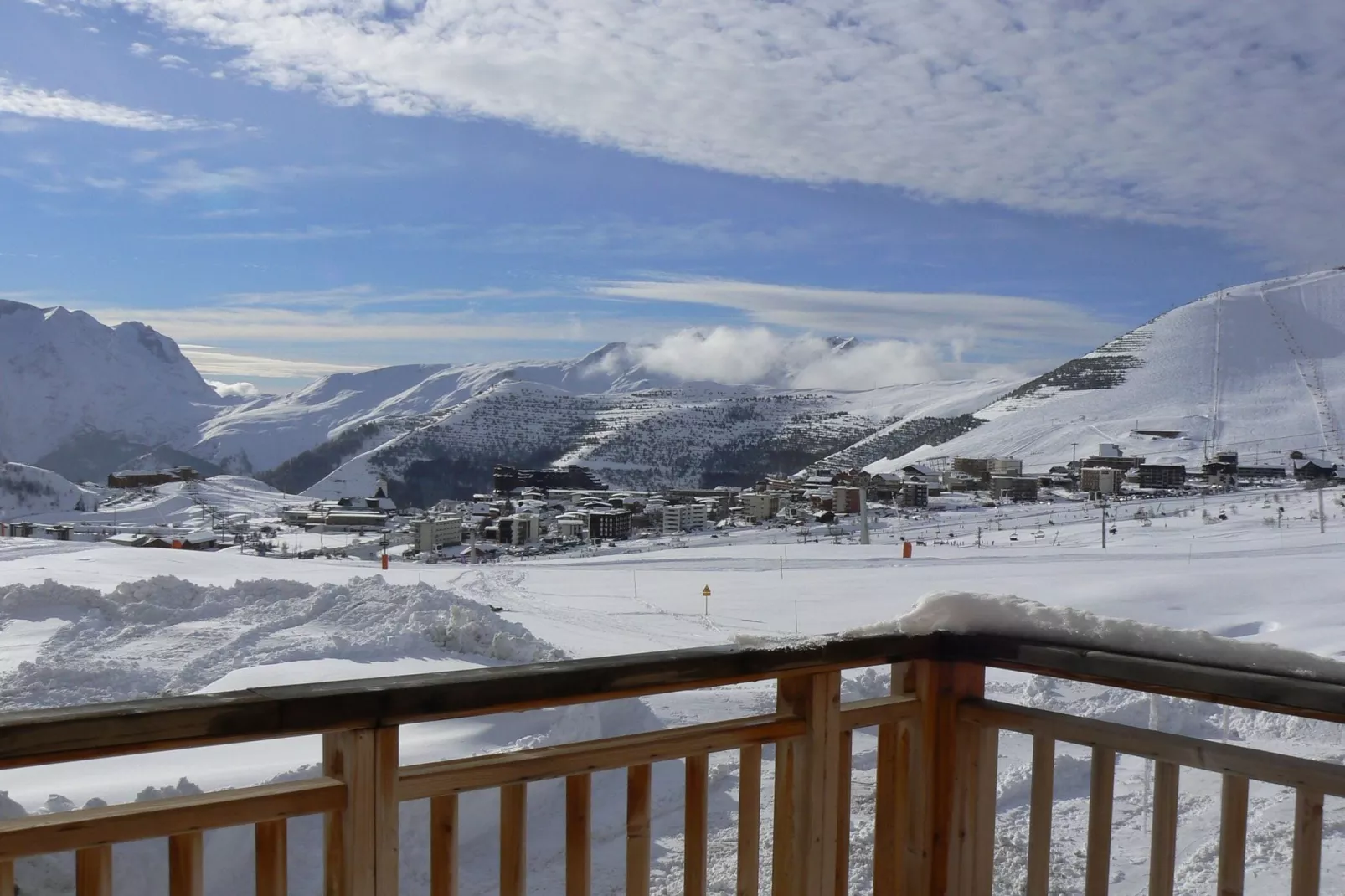 Les Chalets de l'Altiport 5-Uitzicht winter