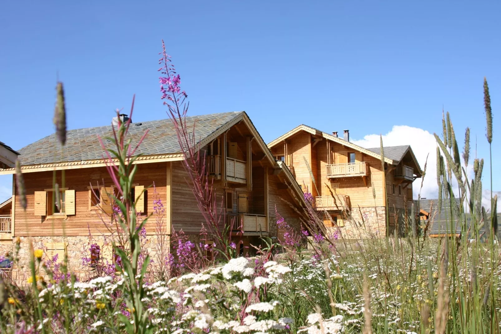 Les Chalets de l'Altiport 5-Buitenkant zomer