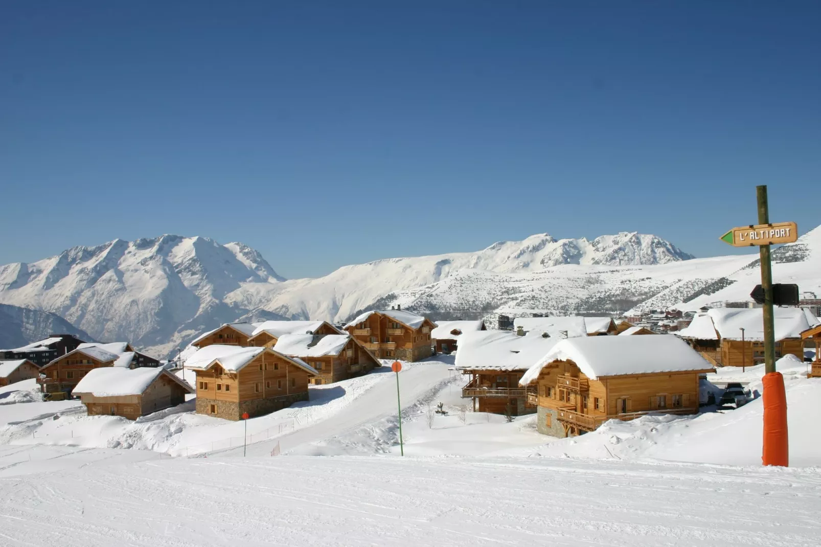 Les Chalets de l'Altiport 3-Uitzicht winter