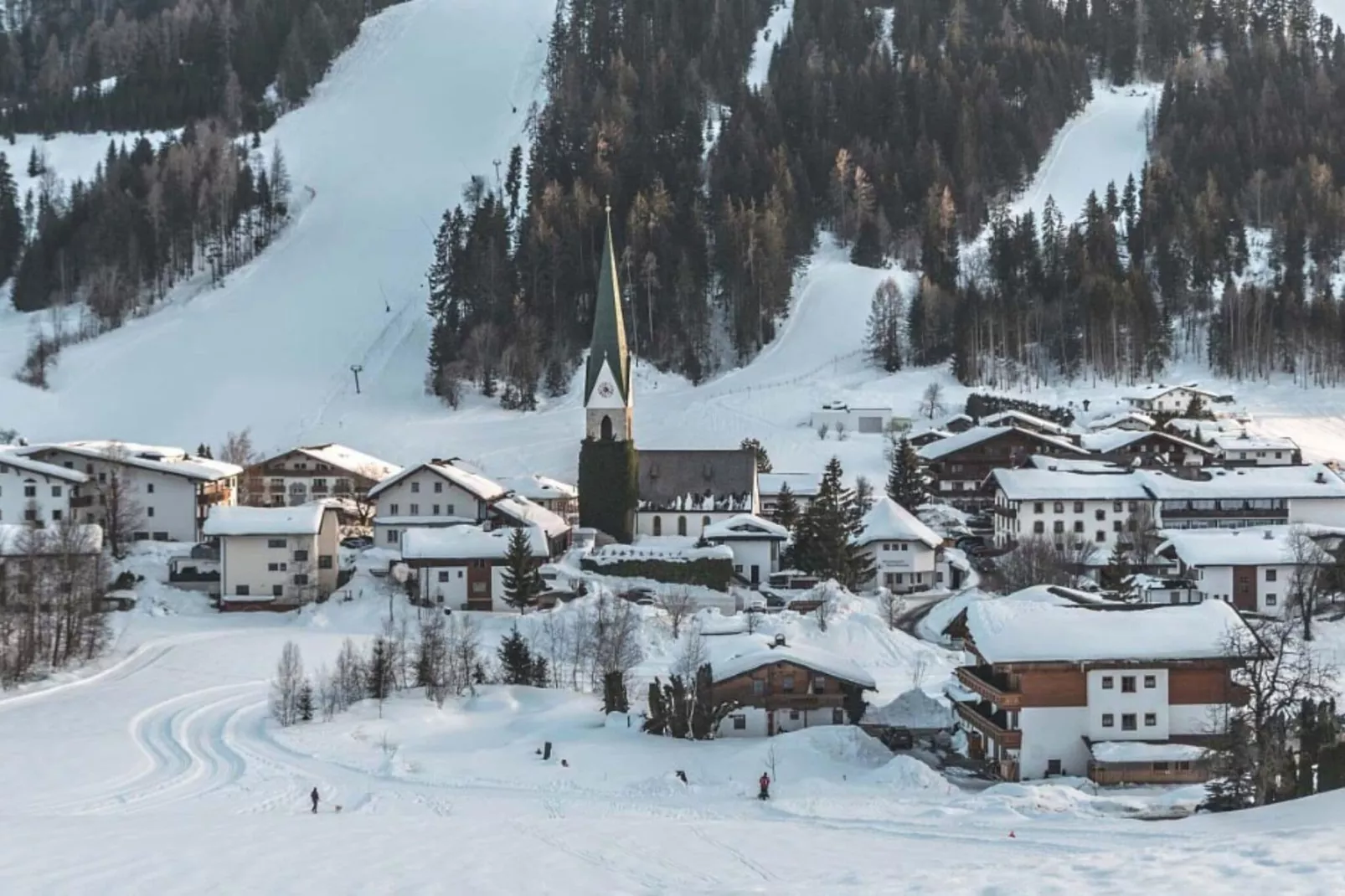 See Chalet Ticklhof-Gebied winter 1km
