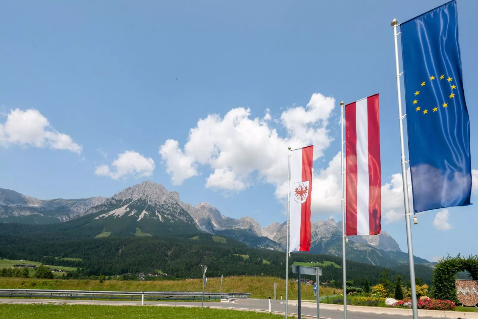 Berghof Ellmau Top 20-Uitzicht zomer