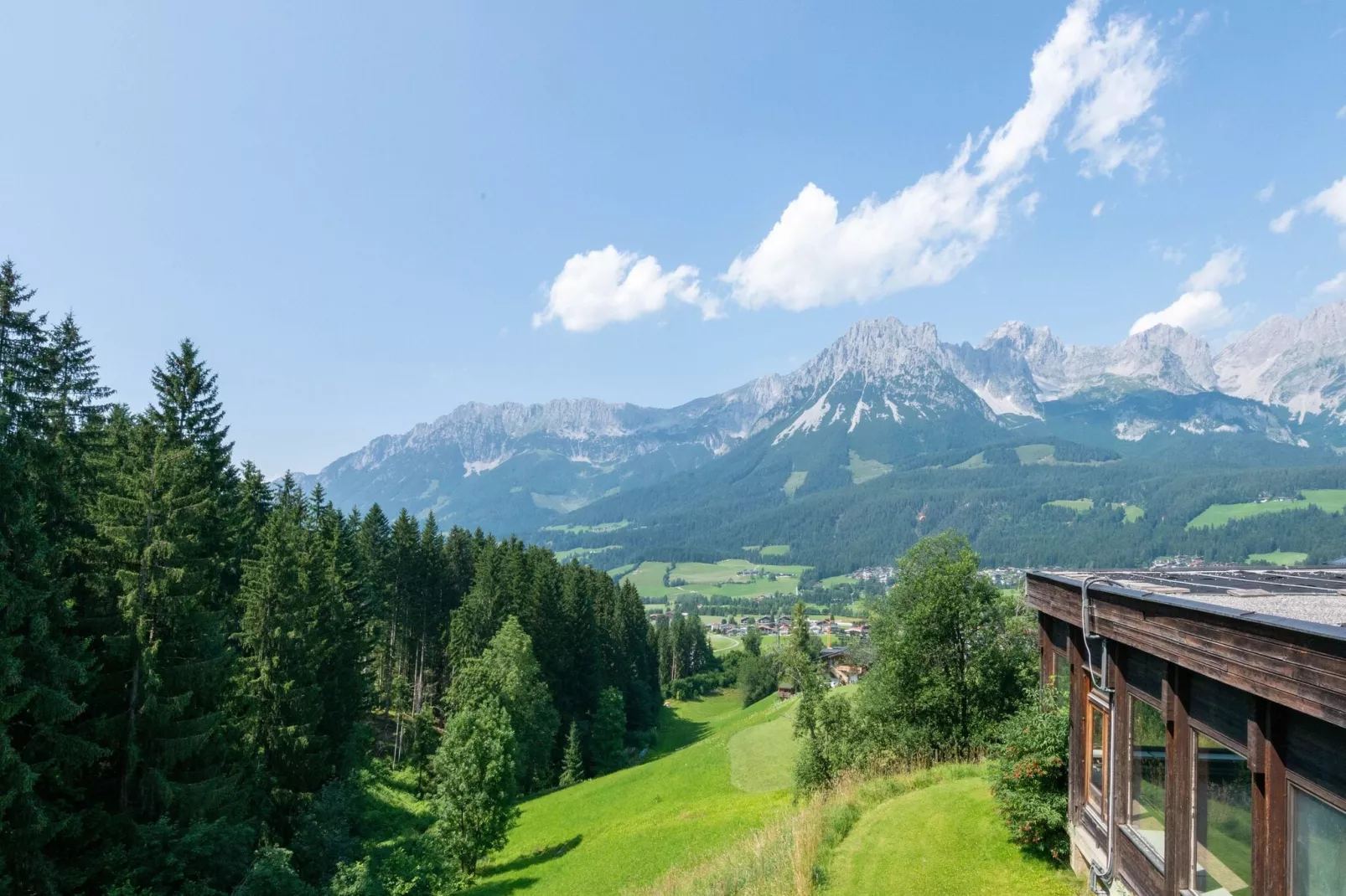 Berghof Ellmau Top 20-Uitzicht zomer