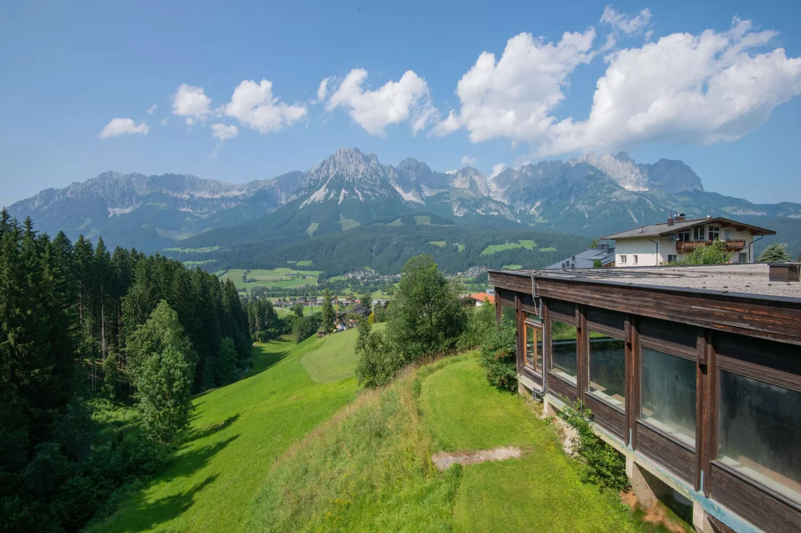 Berghof Ellmau Top 20-Uitzicht zomer