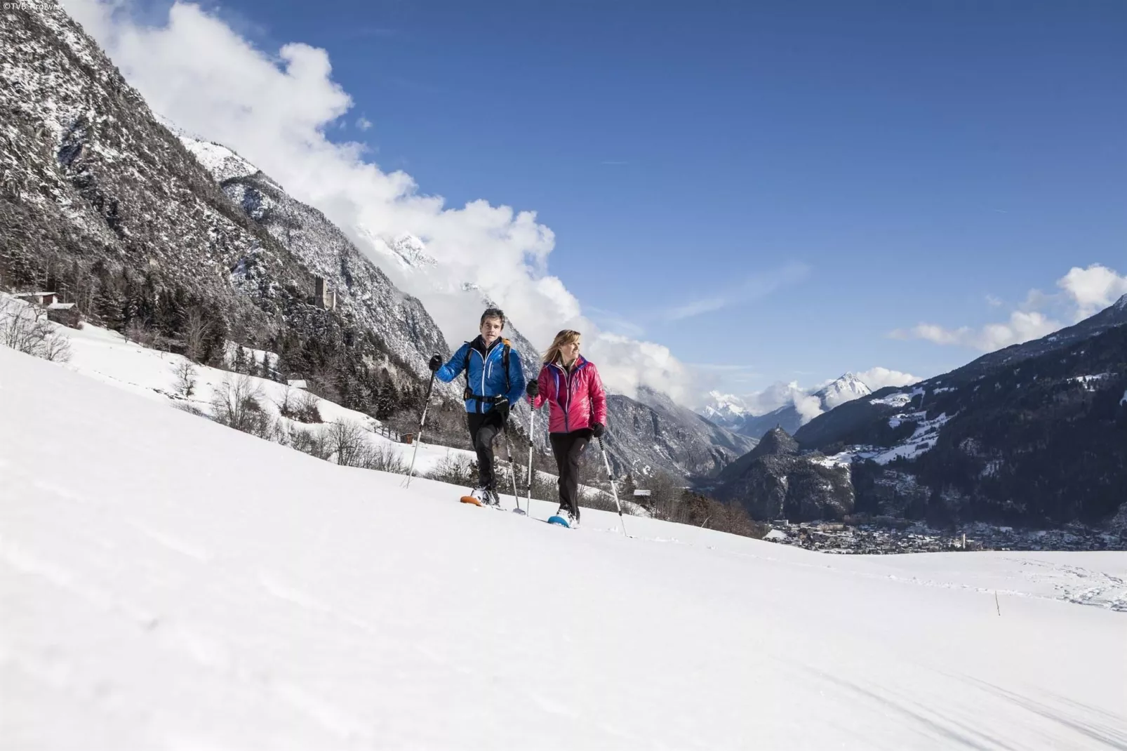 Haus Tirol-Gebied winter 20km