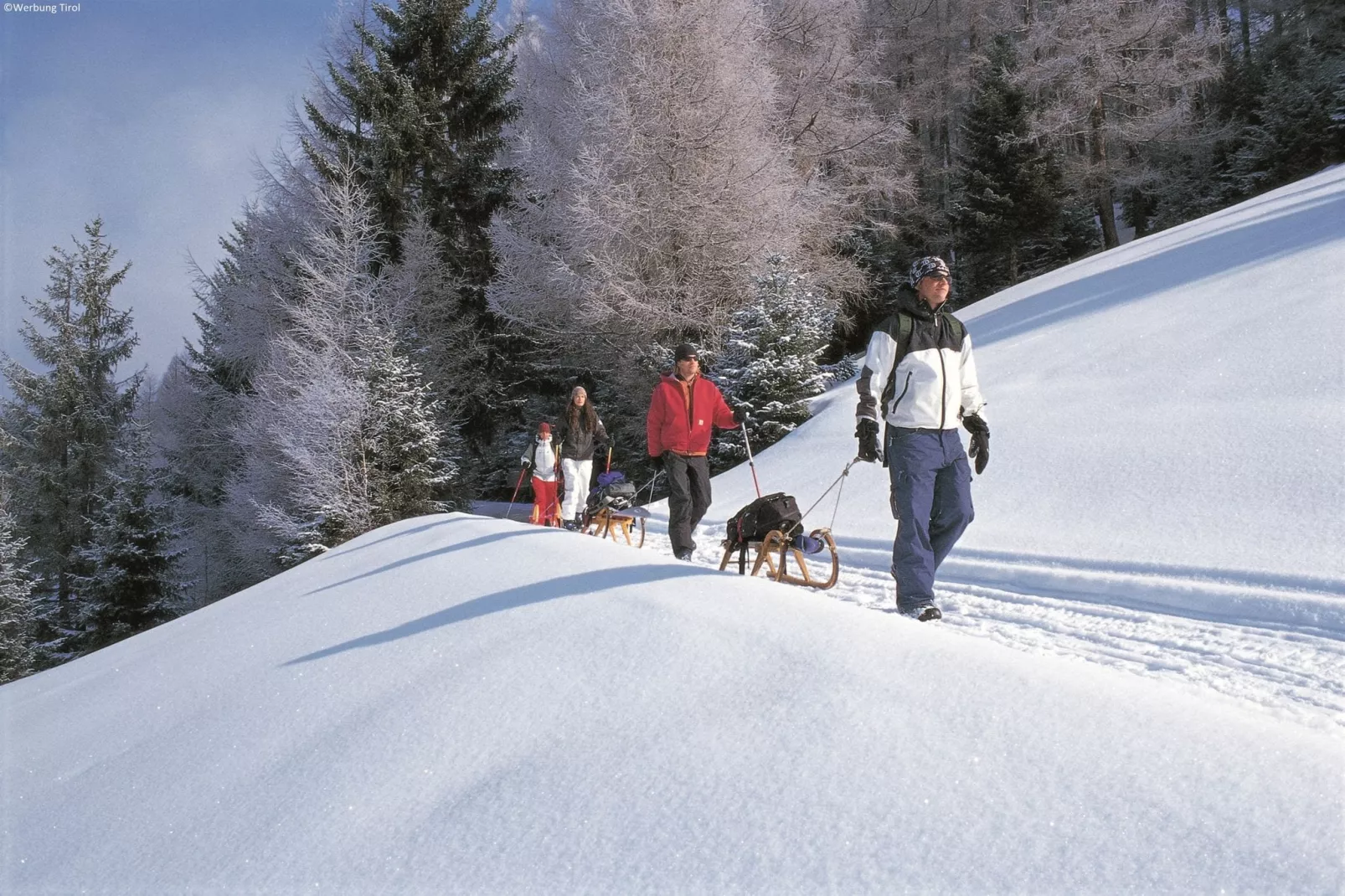 Haus Tirol-Gebied winter 20km