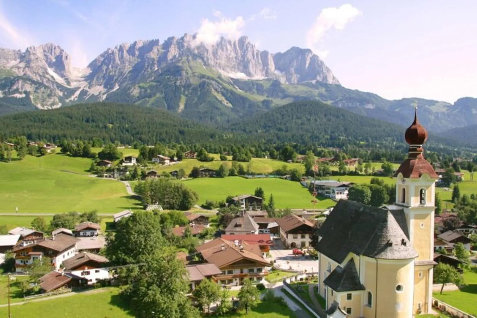 Haus Seiwald-Gebieden zomer 1km