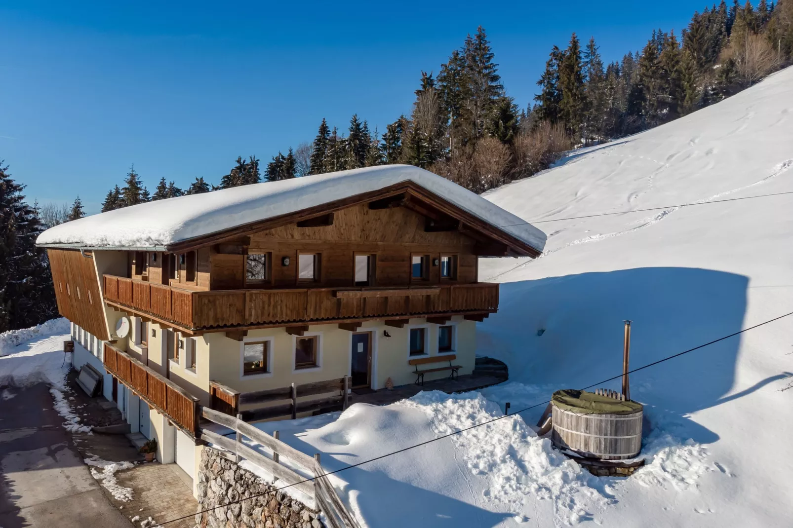 Chalet Hohe Salve-Exterieur winter