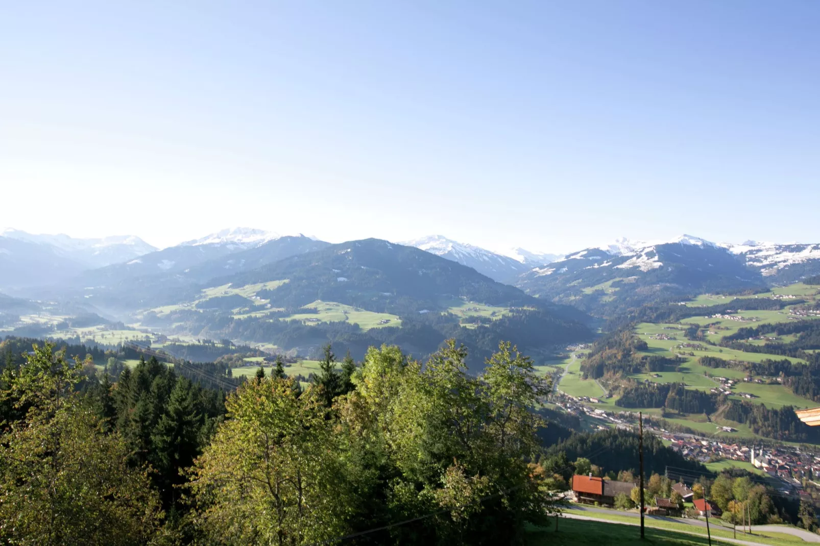 Chalet Hohe Salve-Uitzicht zomer