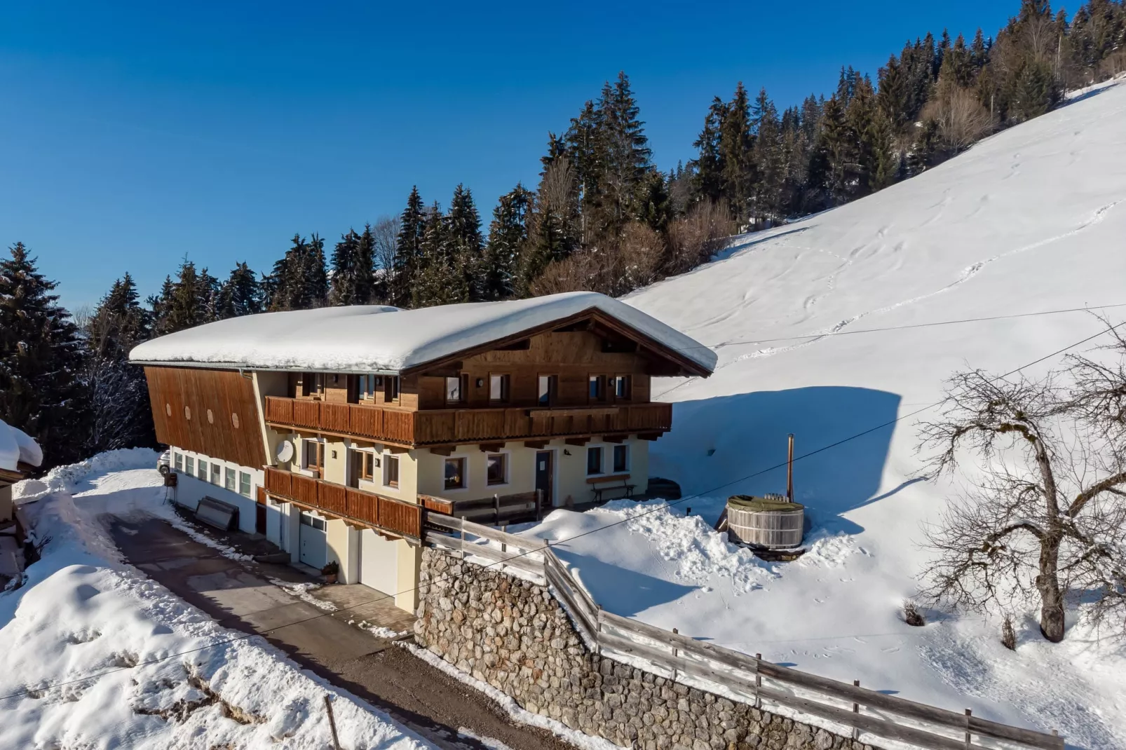 Chalet Hohe Salve-Exterieur winter