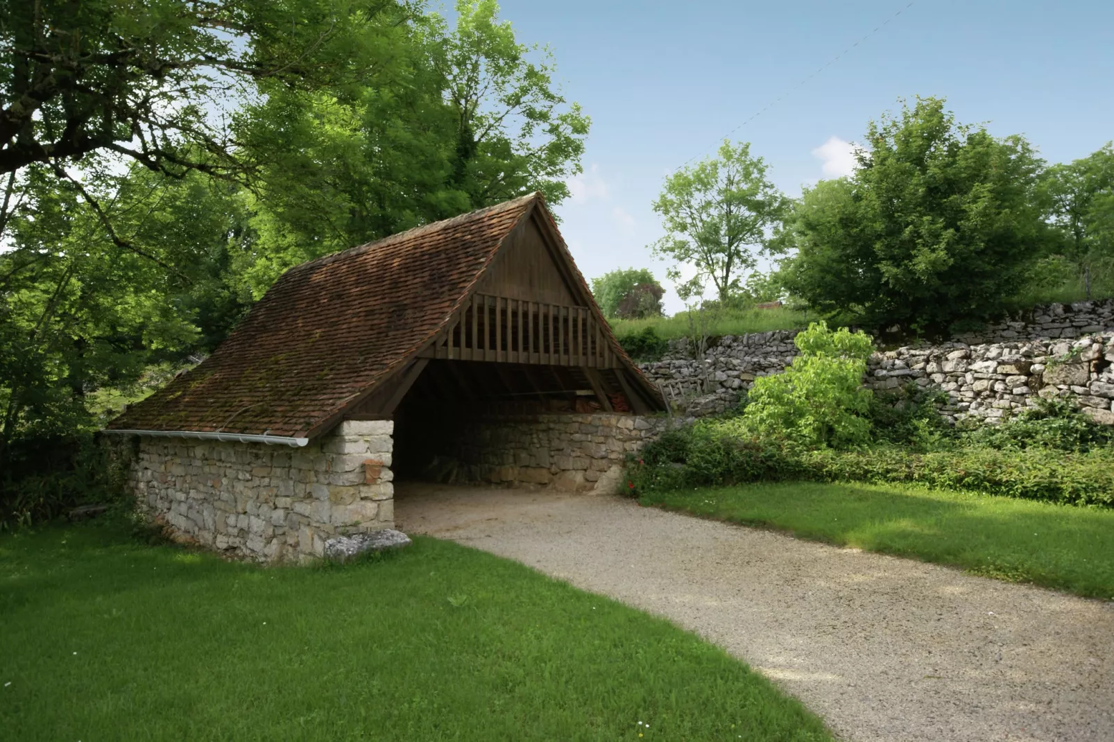 Belle maison lotoise-Tuinen zomer