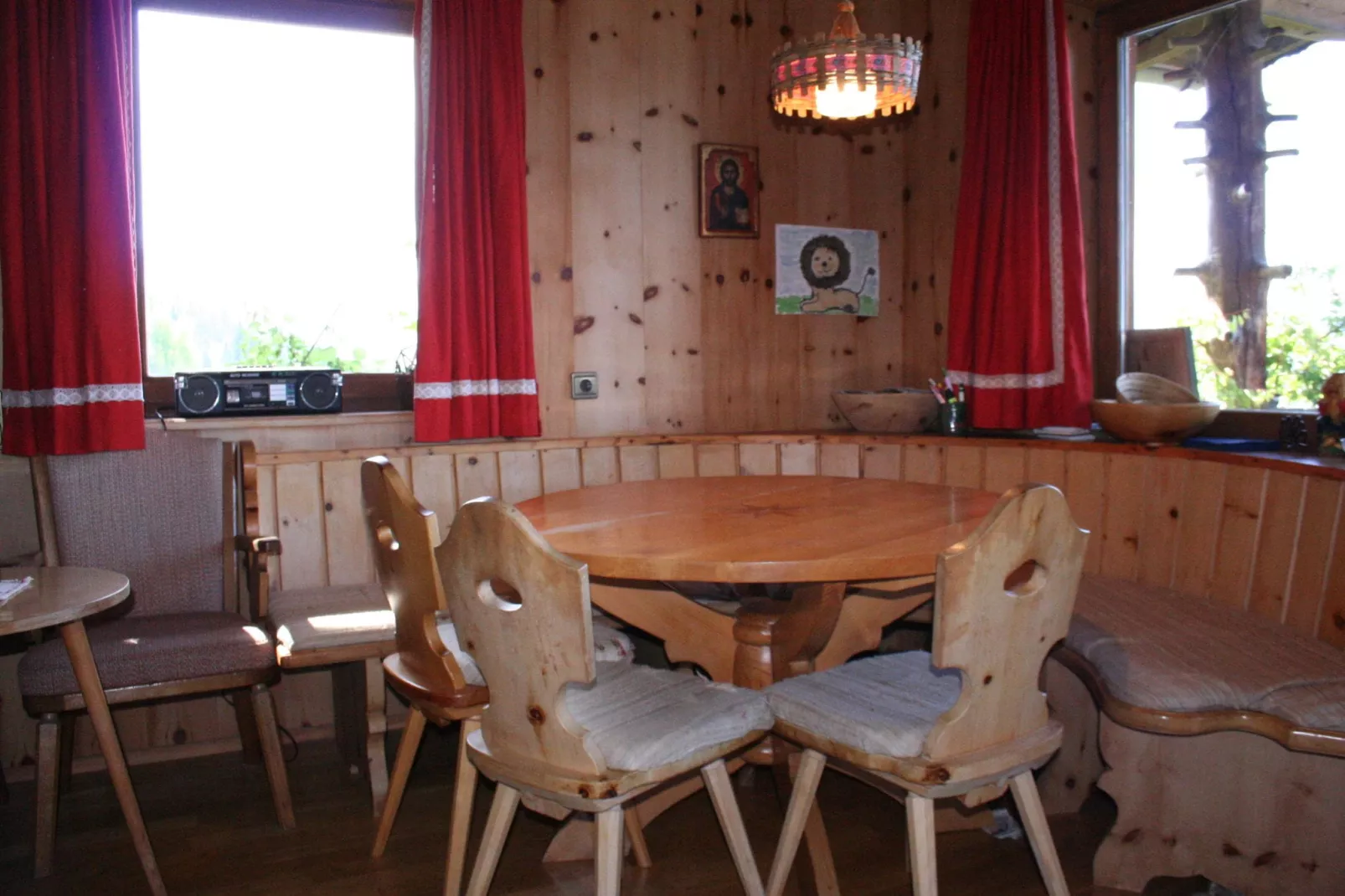 Chalet Hogleit-Woonkamer