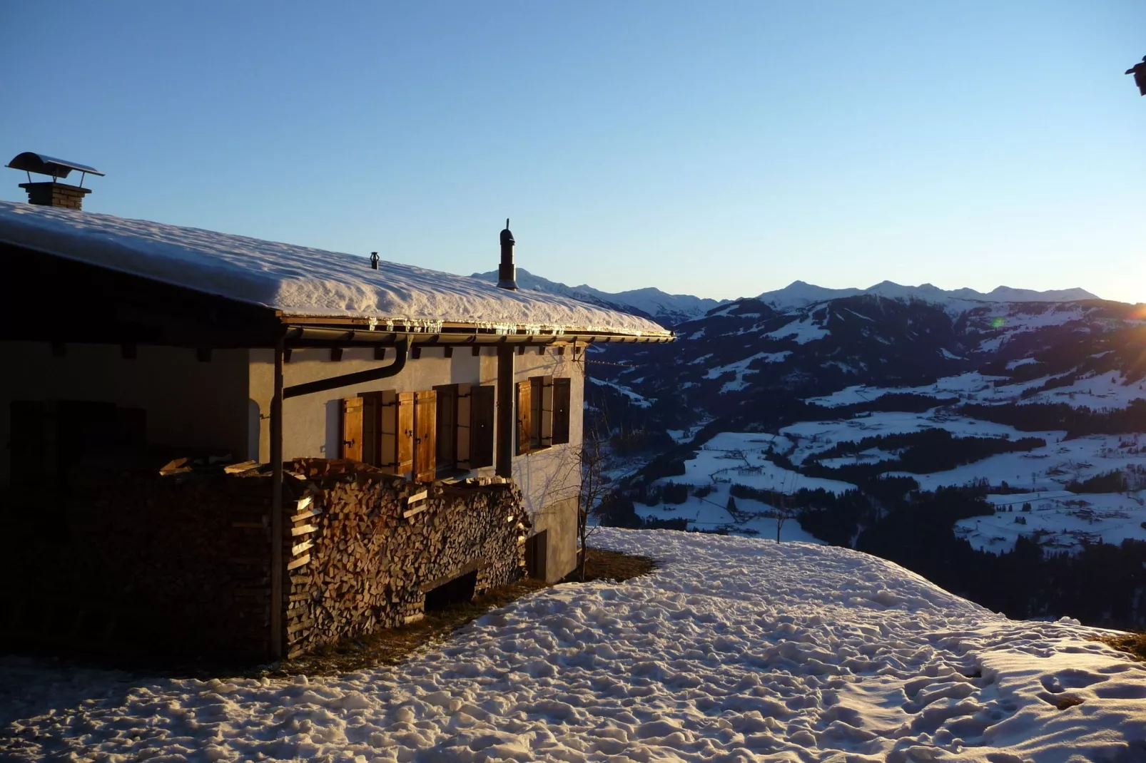 Chalet Hogleit-Exterieur winter