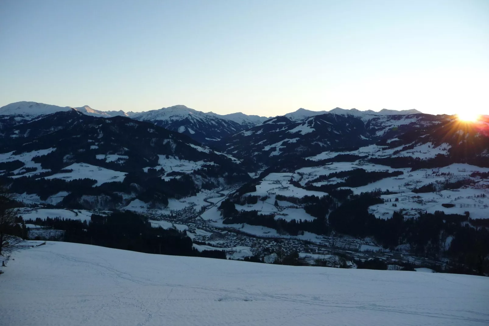 Chalet Hogleit-Uitzicht winter