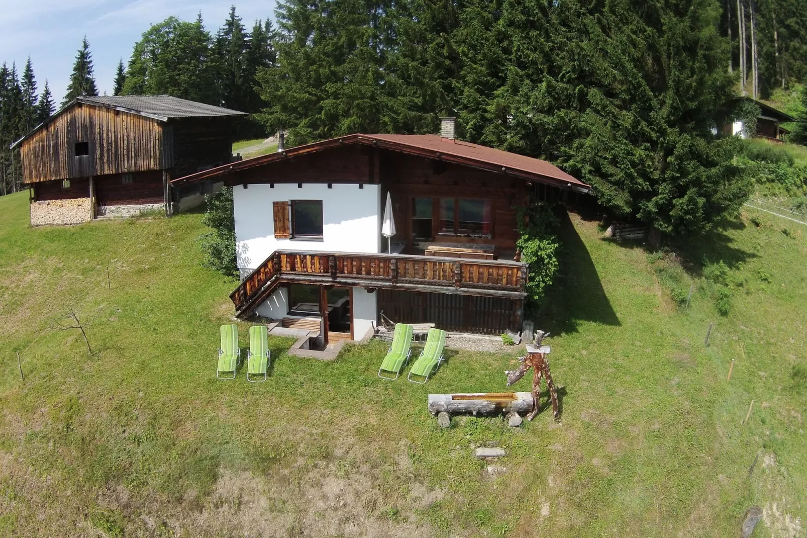 Chalet Hogleit-Buitenkant zomer