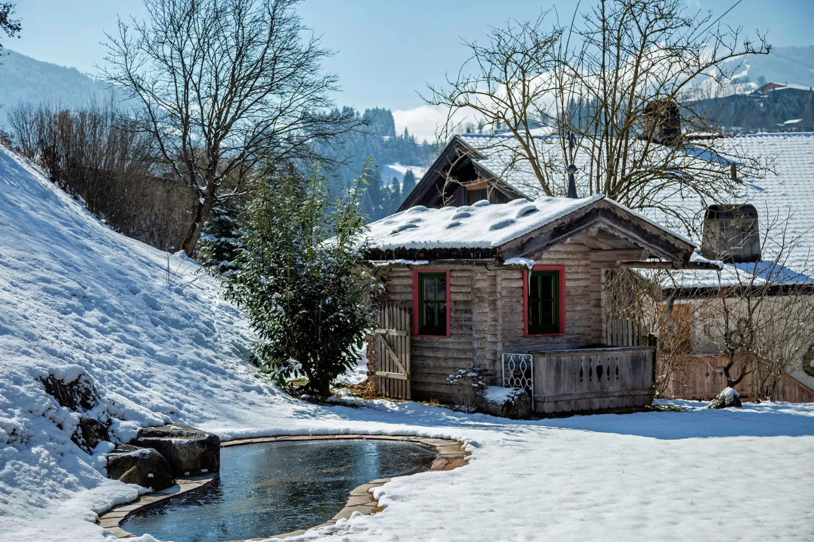 Haus Oma Wetti-Tuin winter