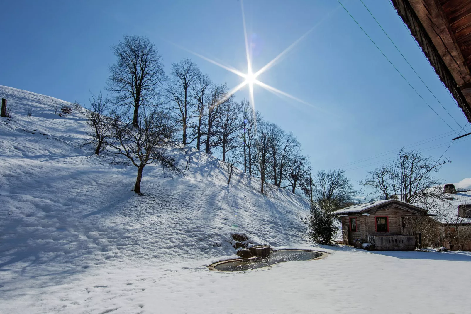 Haus Oma Wetti-Tuin winter