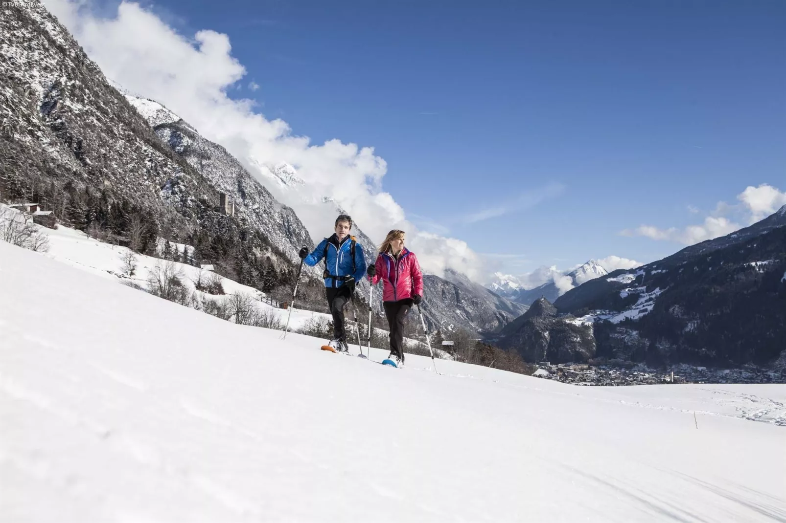 Kaiserblick Berghof-Gebied winter 5km