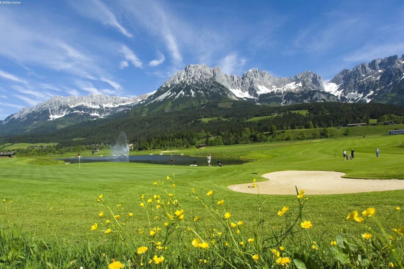 Kaiserblick Berghof-Gebieden zomer 20km