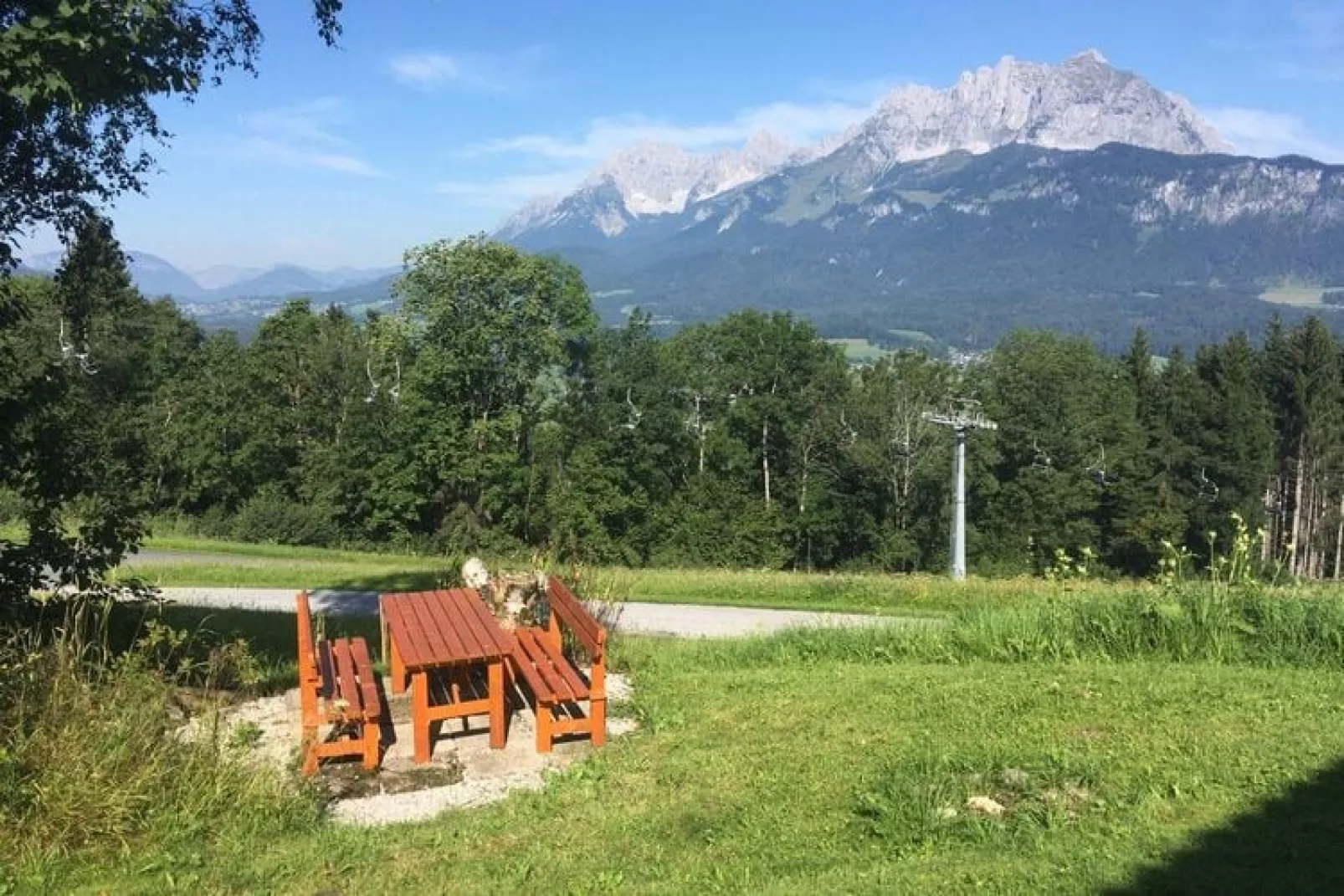 Kaiserblick Berghof-Uitzicht zomer