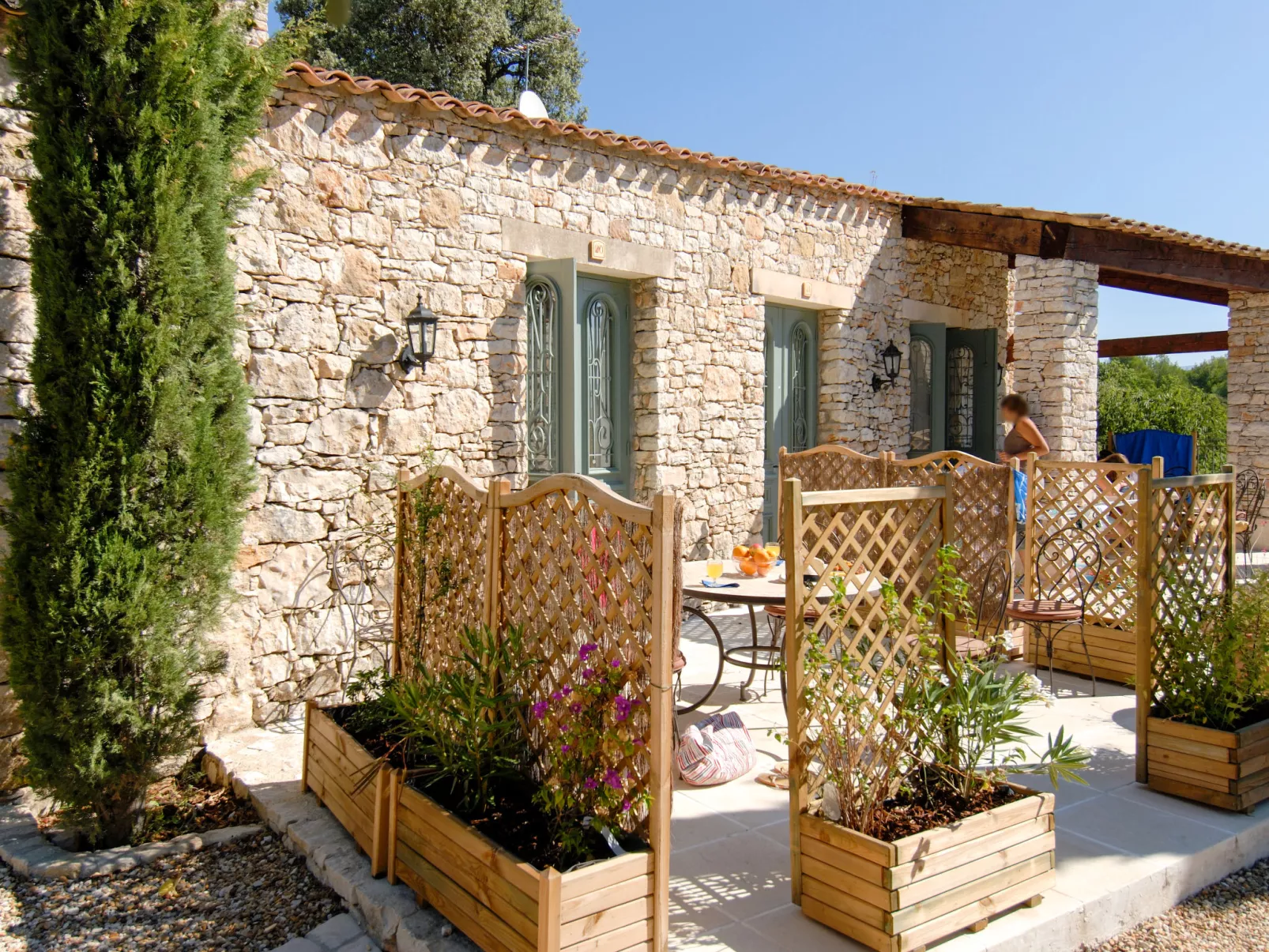 La Bastide des Chênes-Buiten