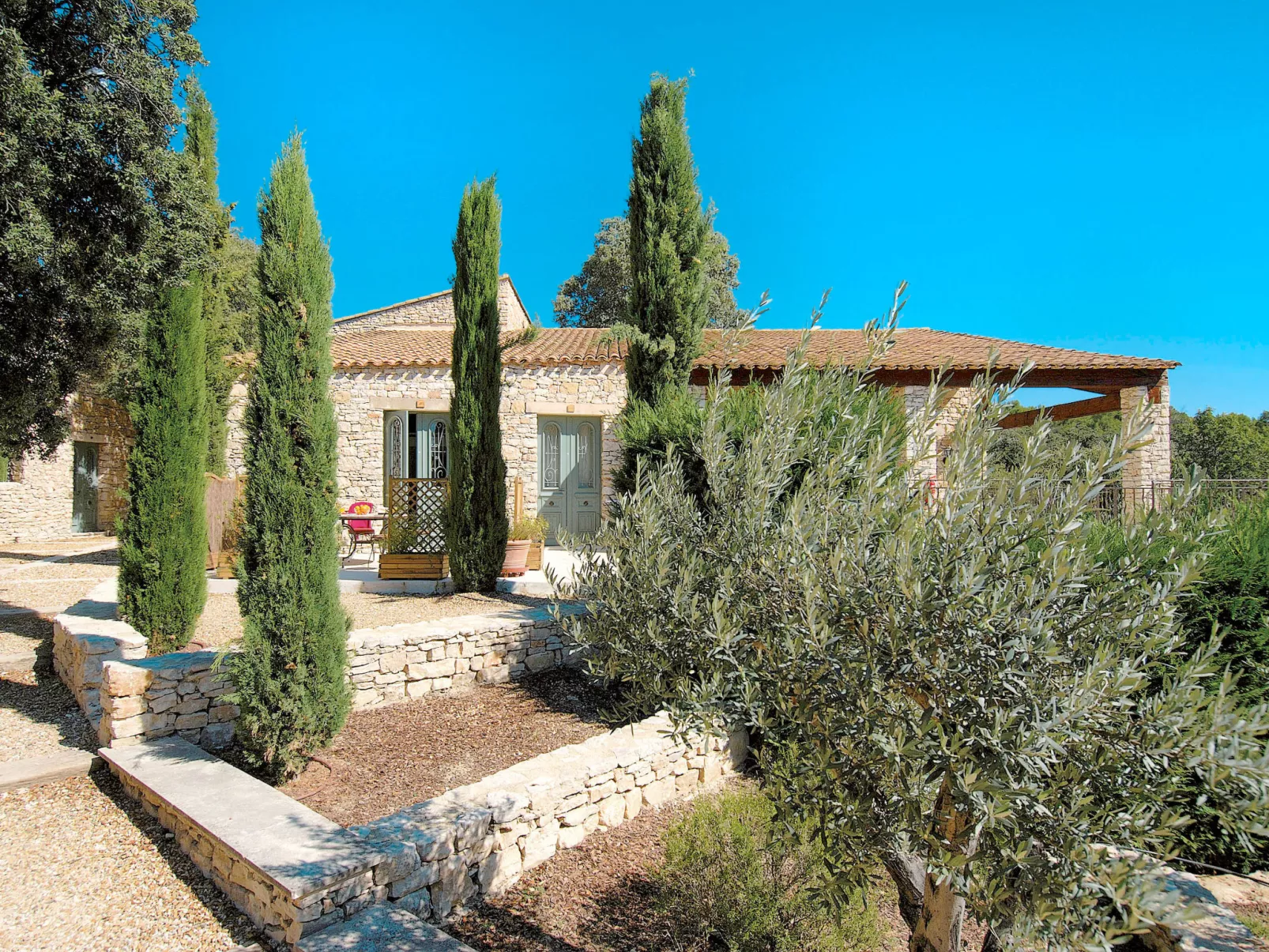 La Bastide des Chênes-Buiten