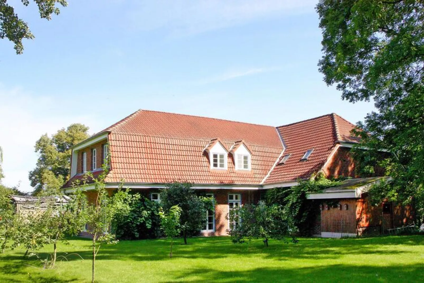 Gutshaus Schulenbrook Rüster 30 m²-Buitenkant zomer