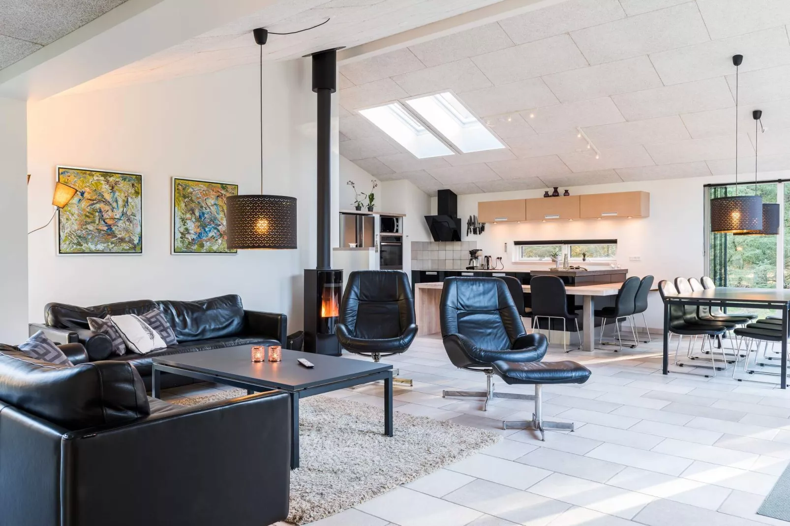 Luxe toevluchtsoord in Henne Strand-By Traum-Binnen